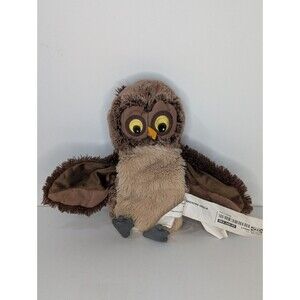 Ikea Brown Owl Hand Puppet Vandring Uggla Silky Soft Plush Toy Stuffed Animal